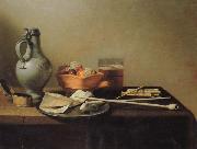 Pieter Claesz, Pipes and Brazier